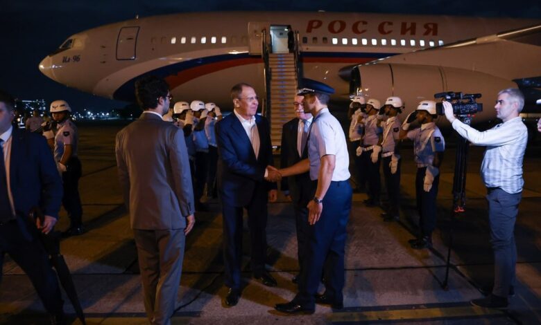 Photo of Lavrov llega a Río de Janeiro para participar en una reunión de cancilleres del G20