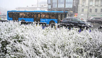 Photo of FOTOS, VIDEOS: Repentinas nevadas azotan Moscú en pleno mayo