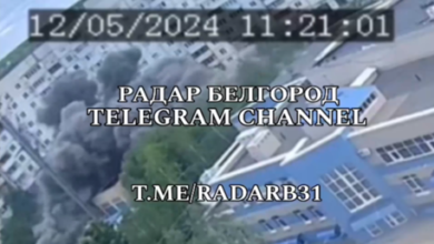 Photo of VIDEO: Momento exacto del derrumbe parcial de un edificio residencial en Bélgorod