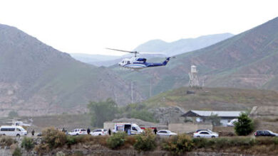 Photo of La última imagen del helicóptero que transportaba al presidente iraní