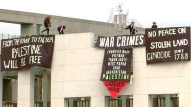 Photo of Manifestantes propalestinos escalan el Parlamento australiano (VIDEO, FOTOS)