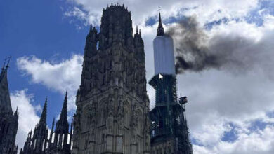 Photo of VIDEO: Se incendia la catedral de Ruan, en Francia