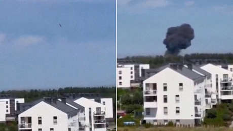 Photo of VIDEO: Se estrella un avión militar en Polonia