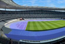 Photo of La pista de atletismo de los Juegos Olímpicos por primera vez es violeta y está hecha de conchas de mar